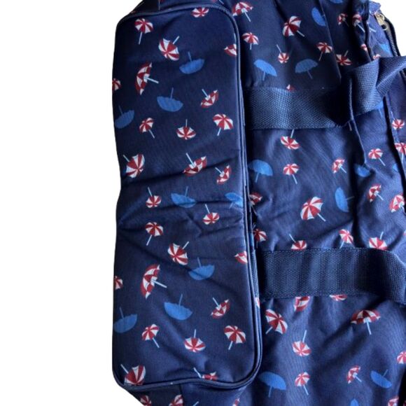 Large Insulted Heavy Duty Canvas Beach Umbrella Picnic Beach Tote Bag - Picture 4 of 5